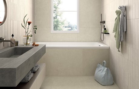 Image of the collection Arkistone, BATHROOM TILES, STONE EFFECT, DESIGN & DECOR EFFECT