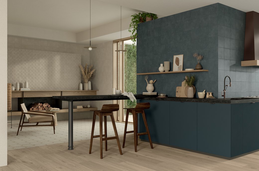 Kitchen, living room and bedroom tiles Terracreta | Marca Corona ceramic tiles