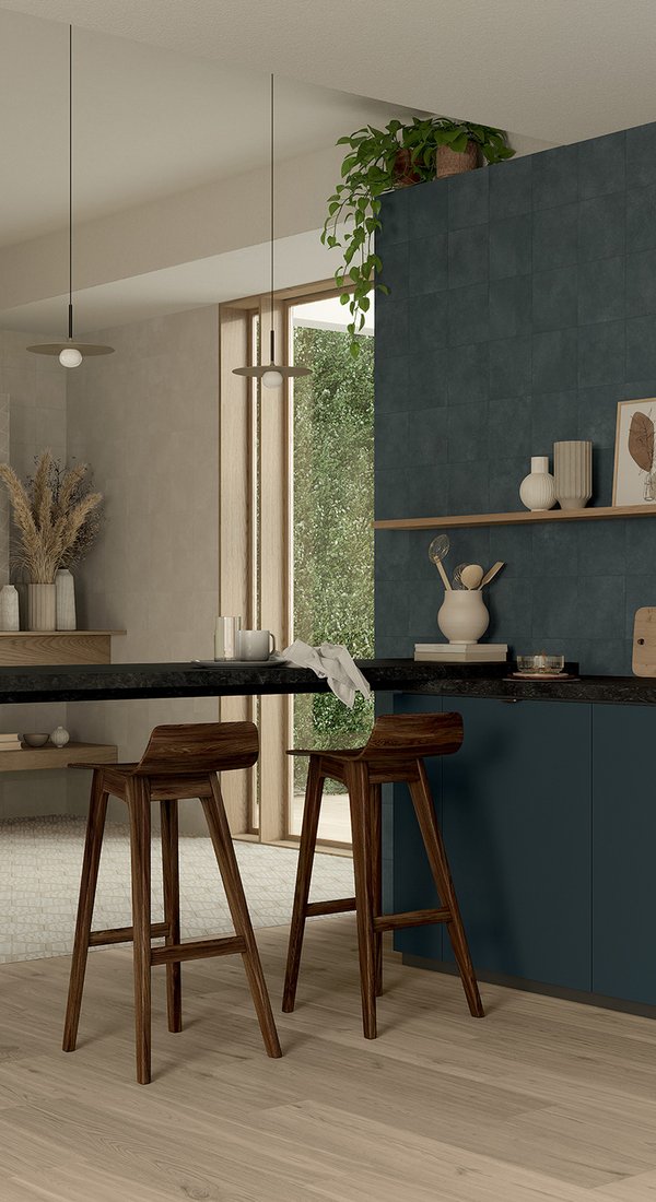 Kitchen, living room and bedroom tiles Terracreta | Marca Corona ceramic tiles