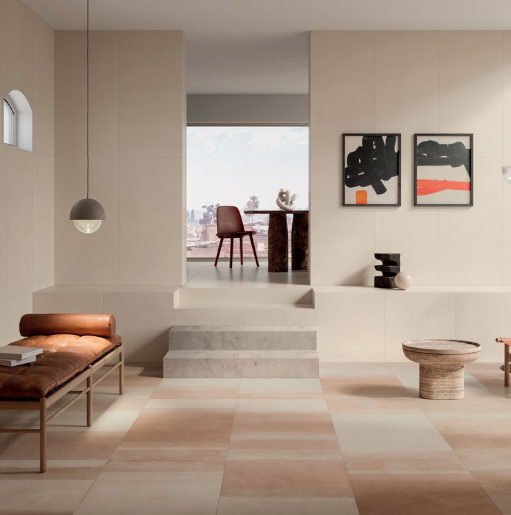 Overclay: Marca Corona porcelain stoneware tiles