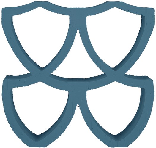 Color preview ARIALUCE CURVE BLU - shade of BLUE, OTHER