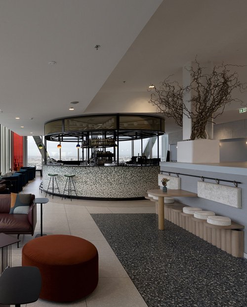 H4 Hotel Wyndham Paris Pleyel Resort Project built in Francia with the collections Multiforme, Multiforme 1741, Stonecloud, Terra, Paprica