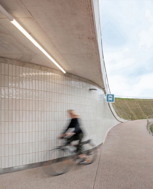 Nova Gorica Railway Station Underpass Vrtača Project built in Slovenia with the collections Miniature Soda, Multiforme