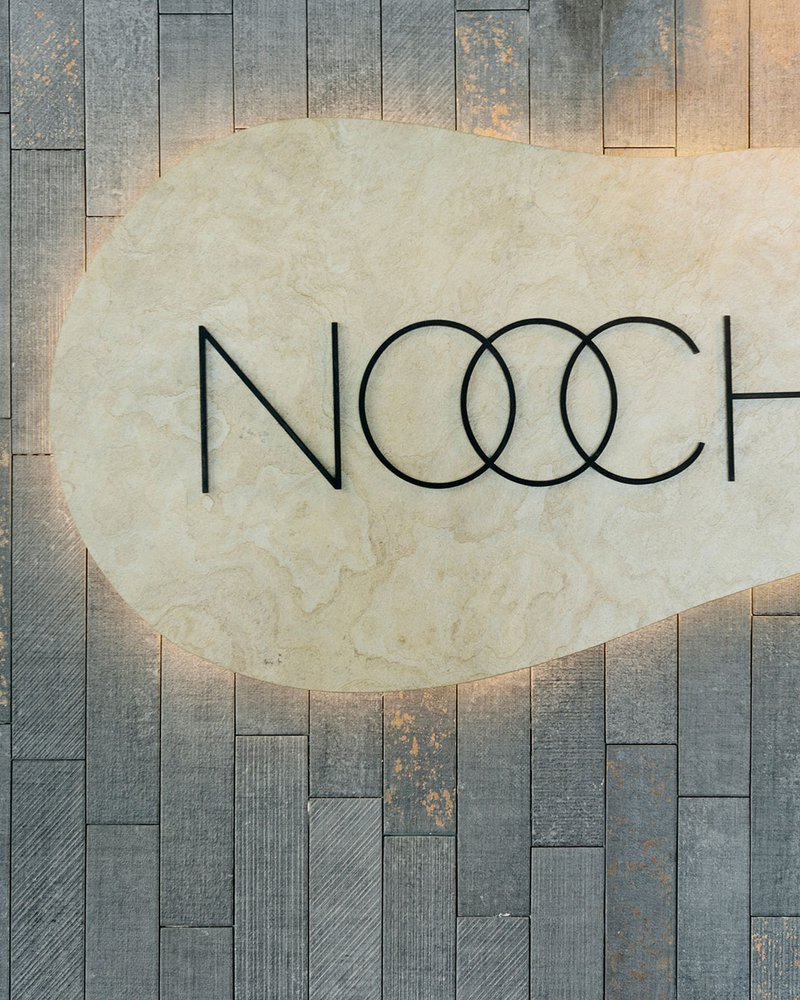 Nooch restaurant: interior design and tiles