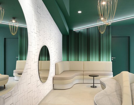Centro Odontoiatrico Le Belem Bordeaux: piastrelle in gres porcellanato Marca Corona