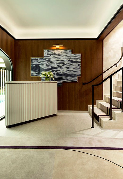 Hotel D’Aubusson 5* SPA: Marca Corona porcelain stoneware tiles