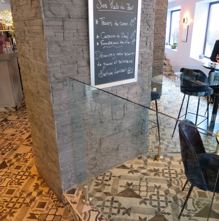 Café Dad: Marca Corona porcelain stoneware tiles