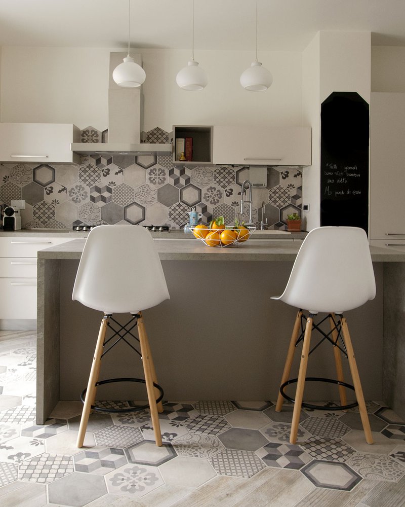 Casa Monviso And The Terra Hexagonal Tiles Marca Corona