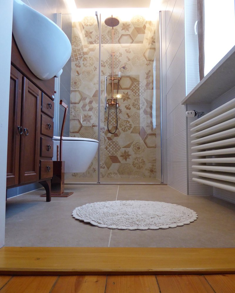 Casa Mortegliano: tiles and interior design