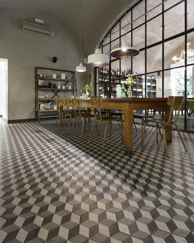 Ceramiche Marca Corona: bistrot La Ménagère